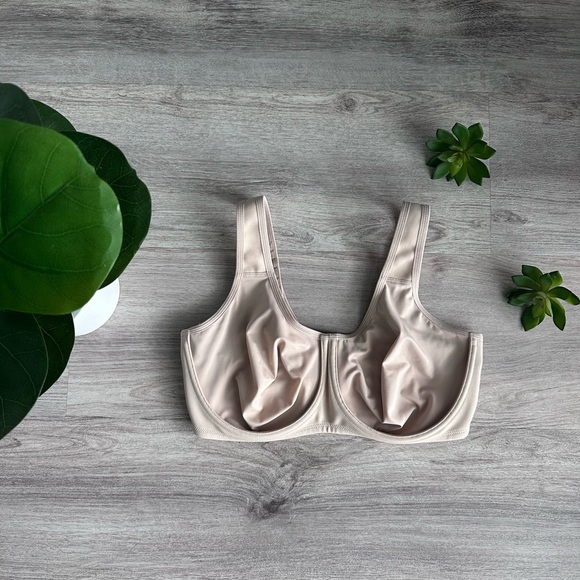 SYROKAN Max Control Underwire Sports Bra  Adjustable Straps Unlined 38DD - Picture 1 of 9